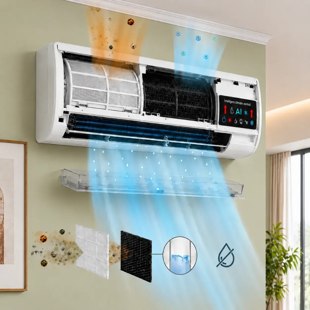 Heatora™ filtro HEPA integrato per aria più pulita